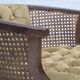 1950s, Danish easy chair, furniture velour, furniture mesh, oak wood.
