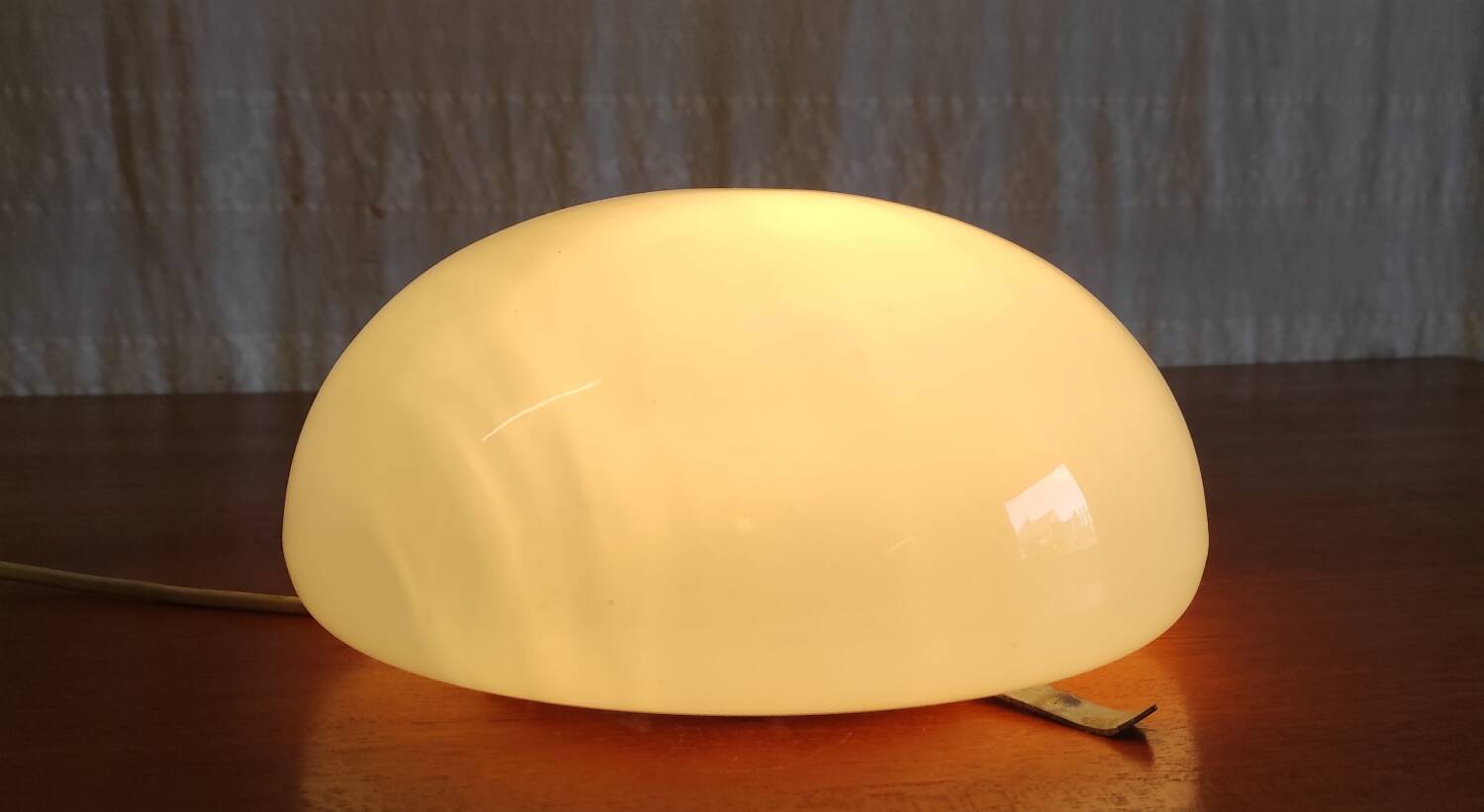 Opaline globe ceiling light 25 cm - 50s/60s