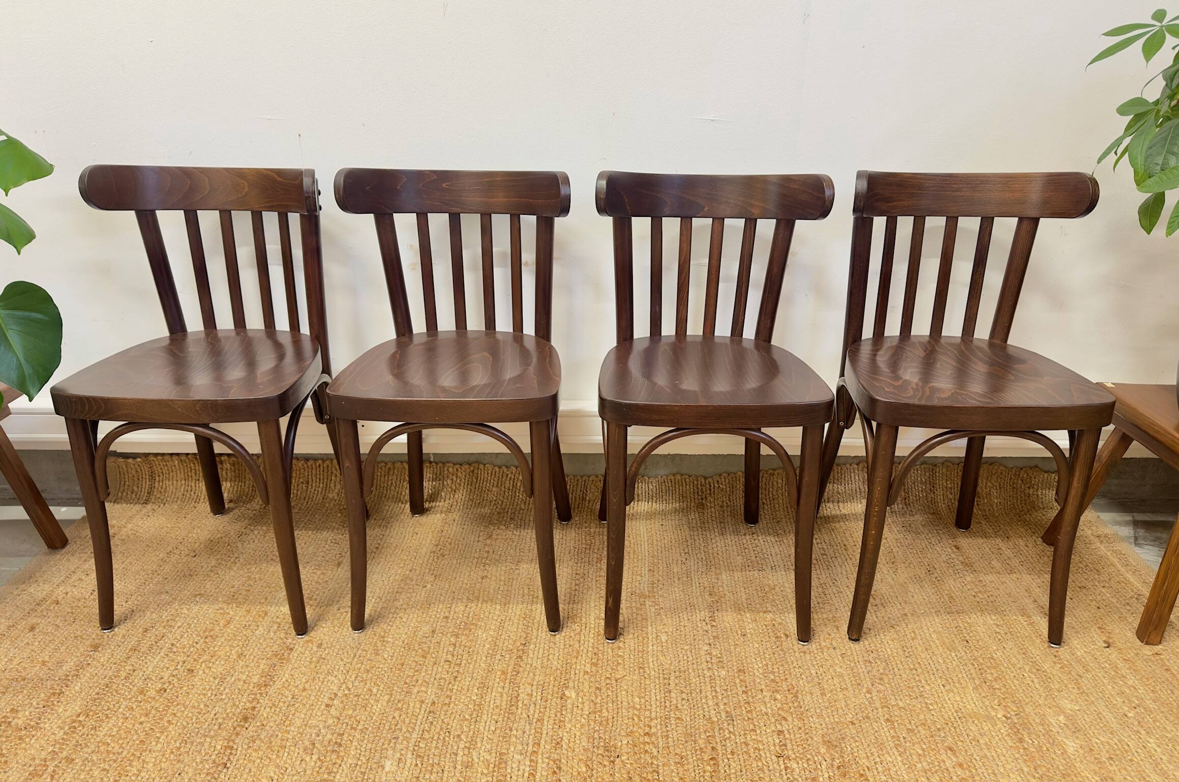 4 bentwood bistro chairs – Baumann style