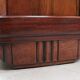 Wardrobe, walnut and mahogany, art deco - 1930 / 1940