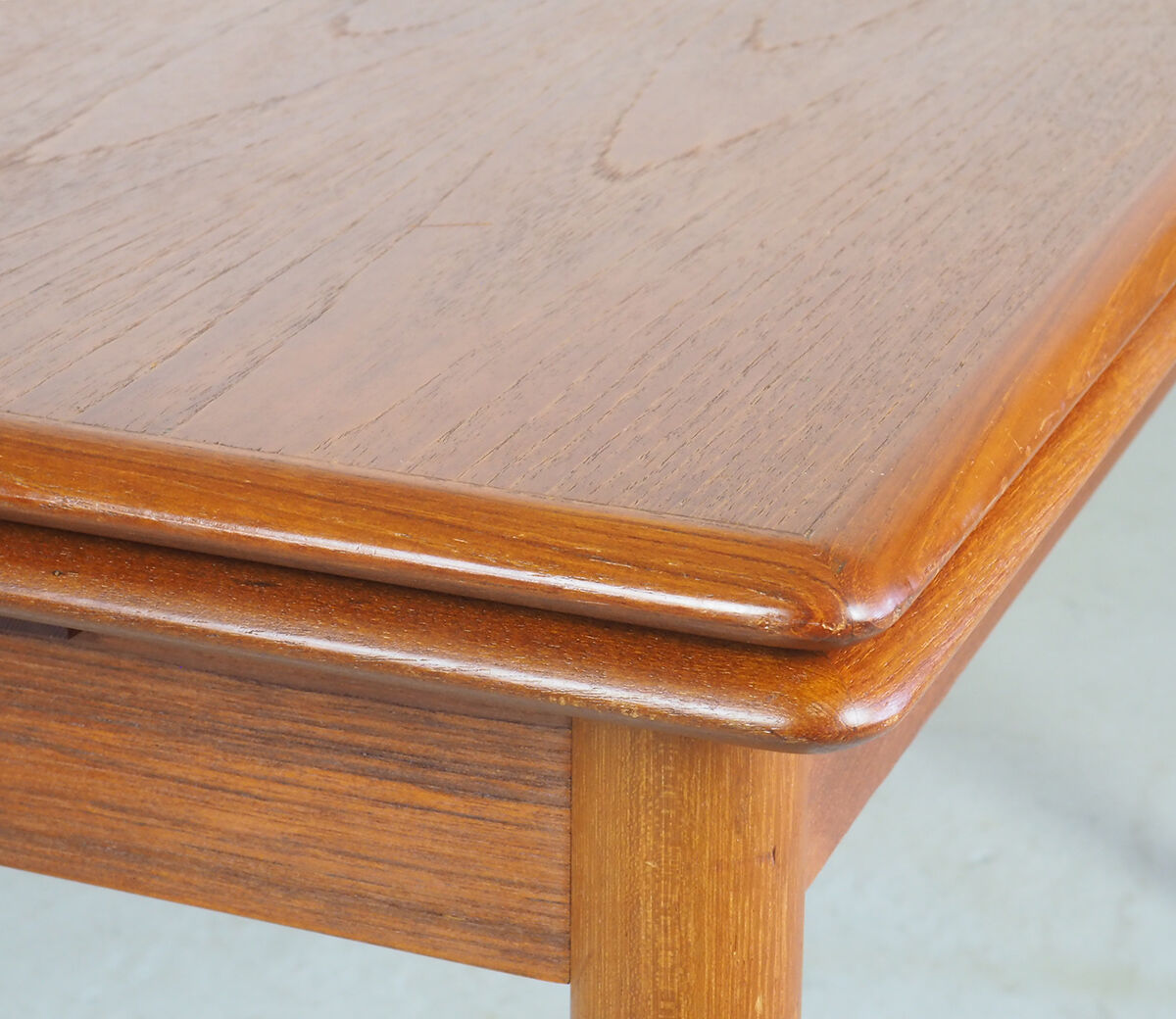 Teak Danish design extendable dining table, 1960's