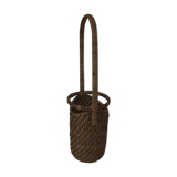 Porte bouteille de table rotin et bambou