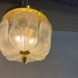 Vintage chandelier by Glashutte Limburg, 1960s