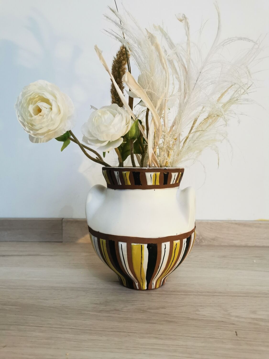 Vase à oreilles par Roger Capron Vallauris 50/60's