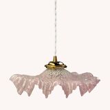 Suspension glass of pink clichy *C11