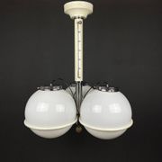 Lustre globe en verre de Murano par Gino Sarfatti, Italie, années 1960