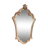 Gilded mirror in wood and stucco 85x53cm