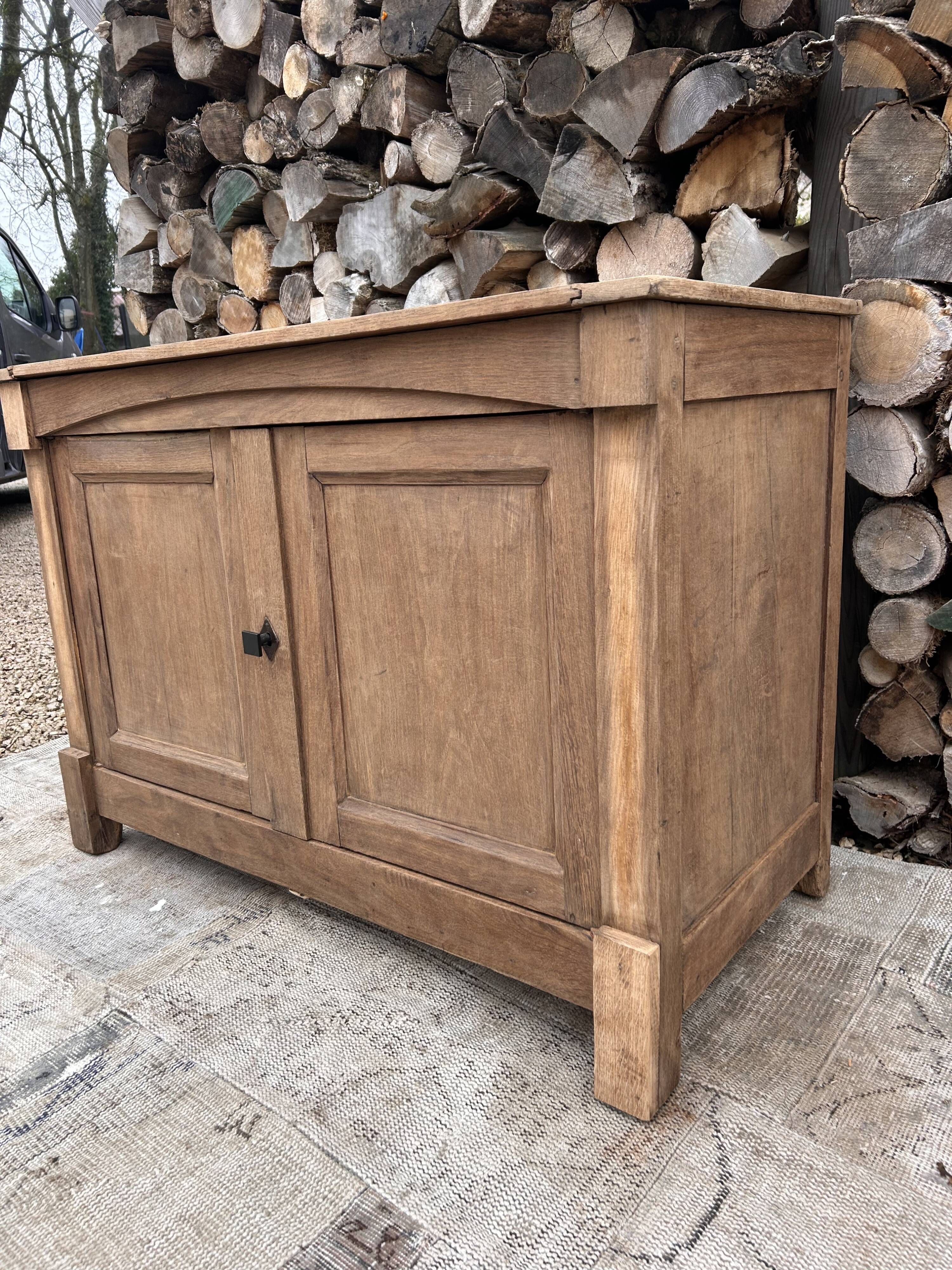 Renovated solid wood sideboard