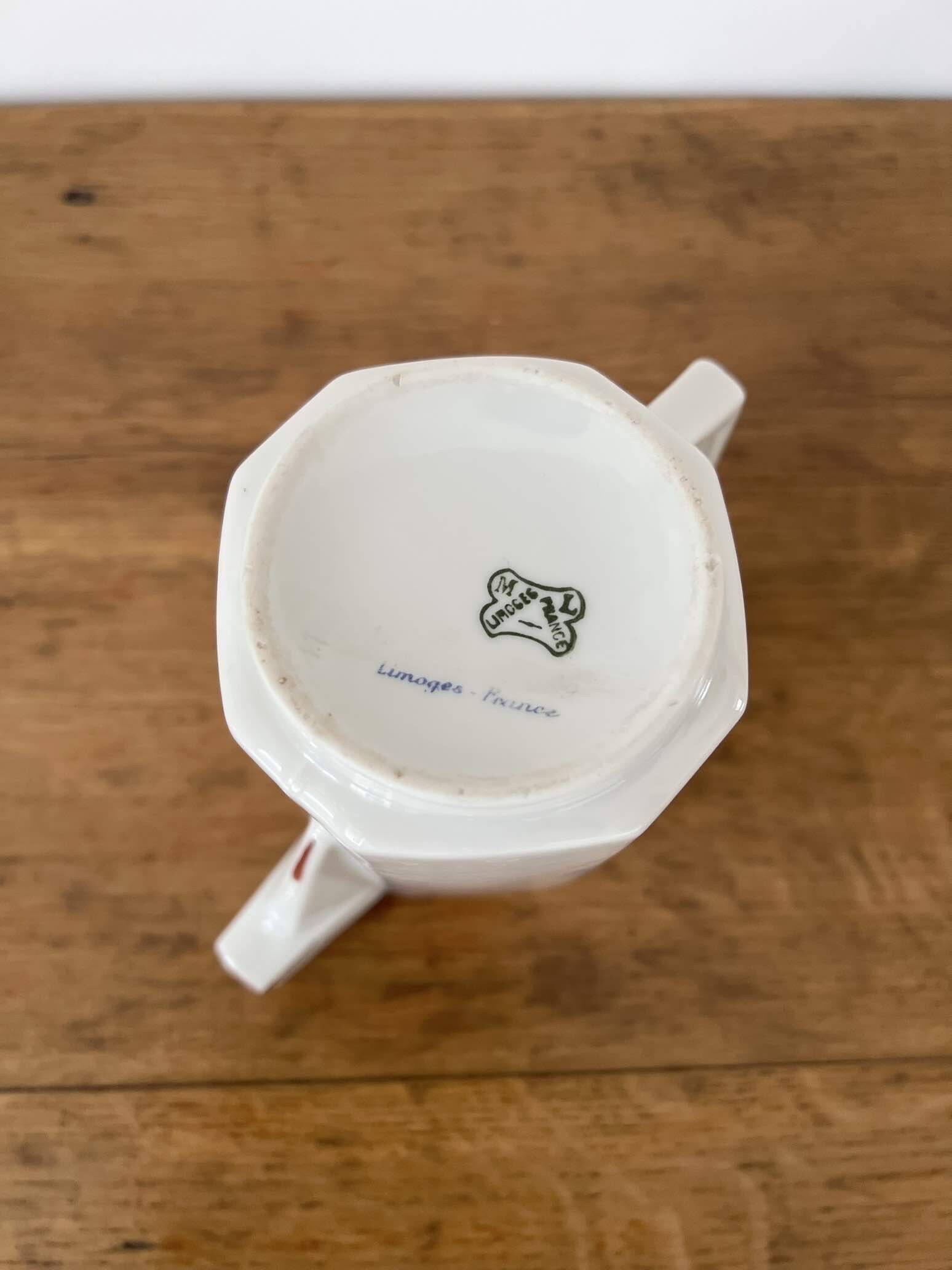 Antique Limoges porcelain dinnerette