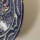 Spanish ceramic plate signed