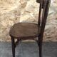 Old Chair Bistro Dark Curved Wood 70s Vintage
