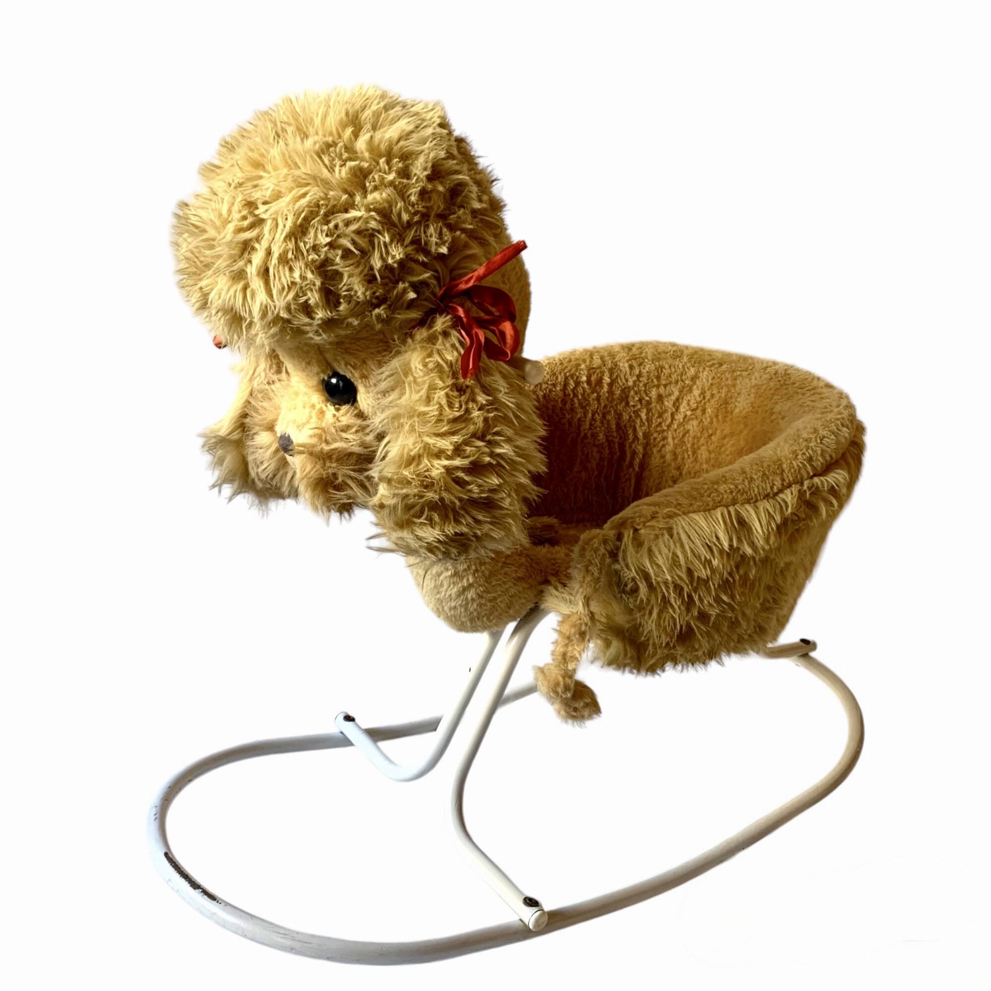 Vintage toy - rocking poodle