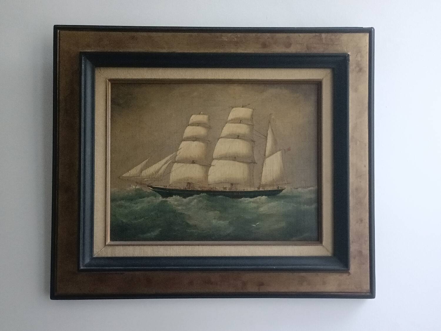 Marine, oil on canvas