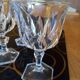 Vintage crystal port glasses