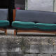 Mid-century danish sofa & armchairs, 1960s, set of 4