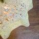 Suspension abat-jour vintage en verre de clichy mint