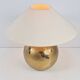 Vintage Sphere Brass Table Lamp by Louis Drimmer, France, 1970s