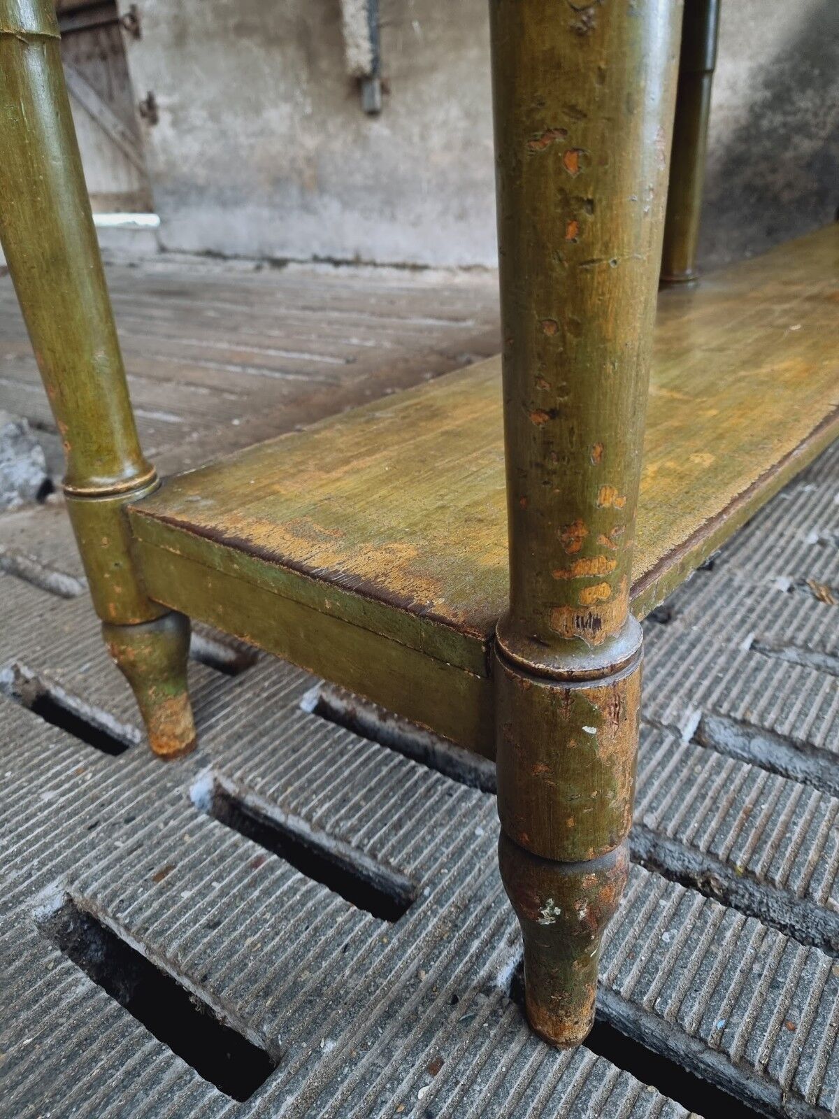 Antique counter side table wall table shop counter