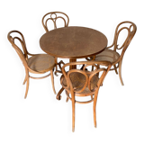 Vintage table and 4 chairs set