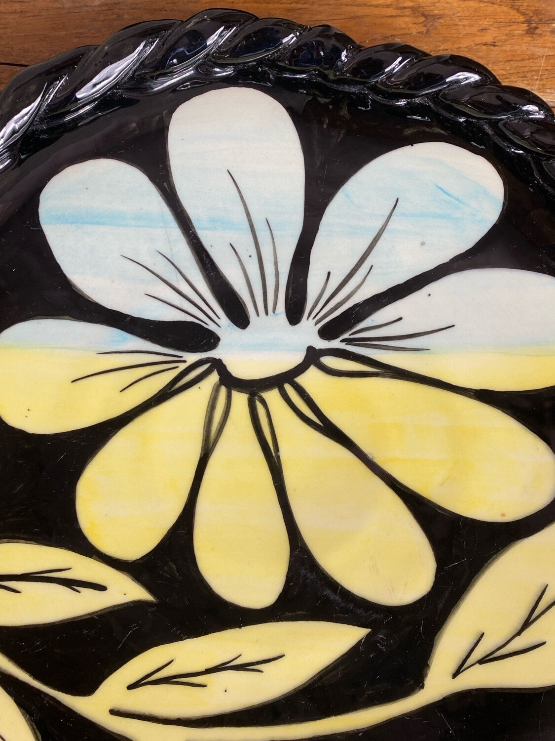 Fruit bowl, centrepiece, ceramic, Fase Vallauris, 1942