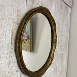 Antique oval mirror