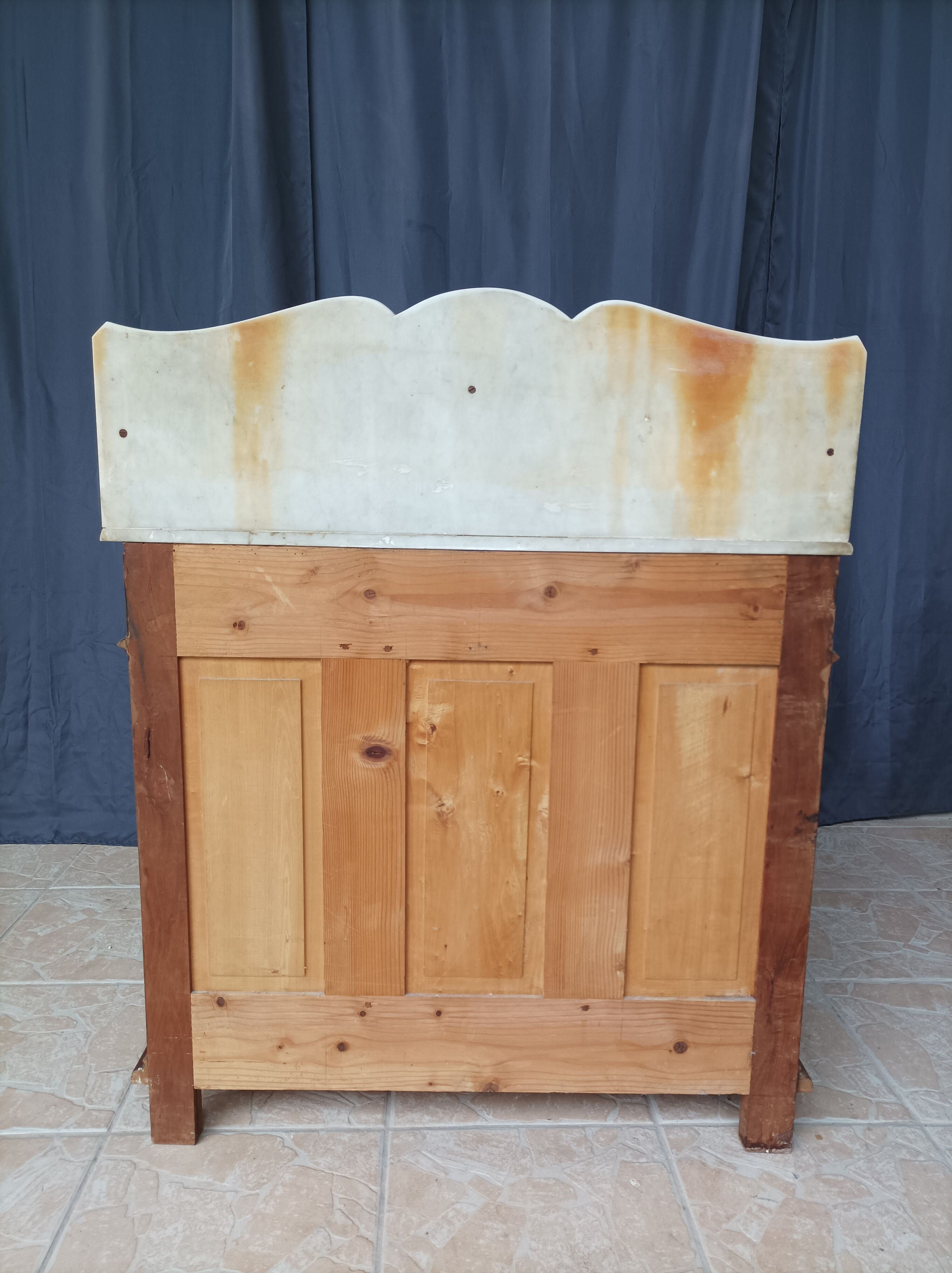 Vintage walnut vanity