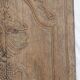 Panel, bas relief in natural wood, 18th century period