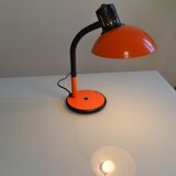 Vintage Aluminor France orange lamp from the 70s 1970