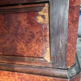 Napoleon III chest of drawers in mahogany and marble slab