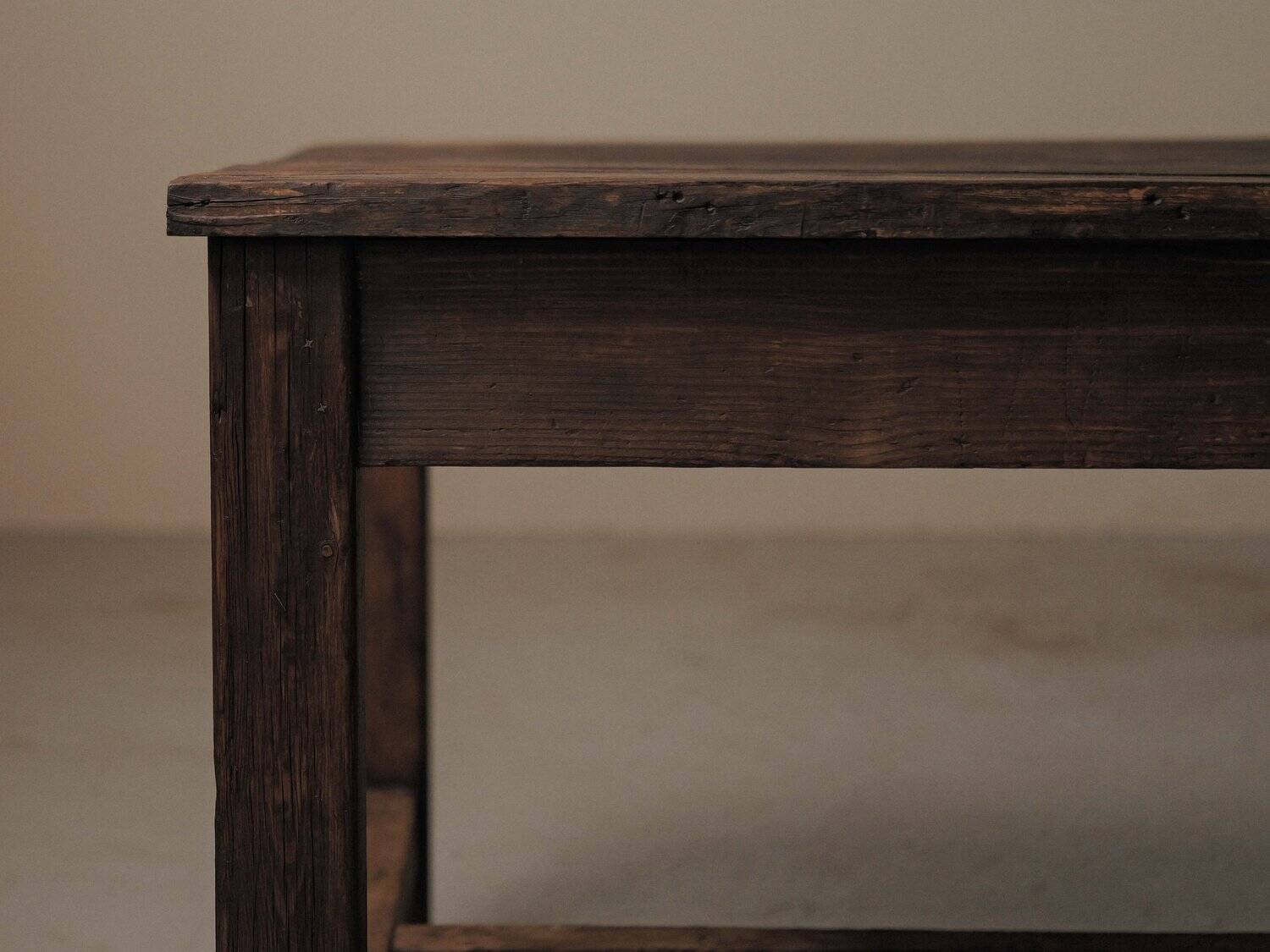 Farm table in solid pine, around 1900