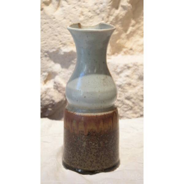 Pichet à eau, vase, en grès émaillé signé Blanot 1960-1970