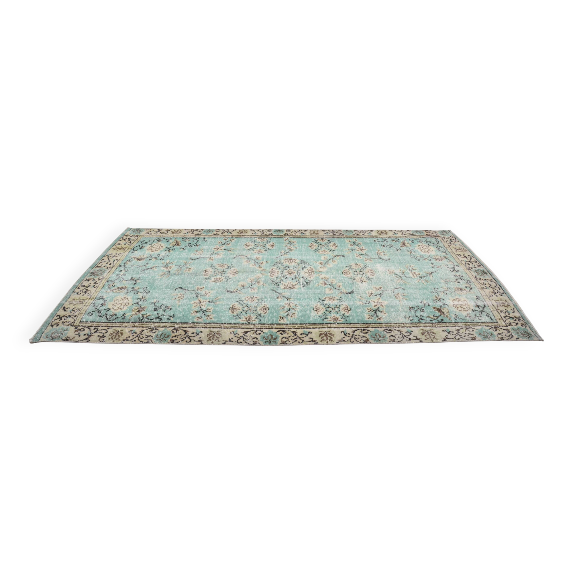 Oushak Turkish Vintage Rug sku 3307