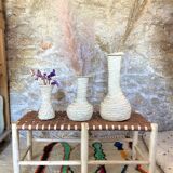 Vase en feuilles de palmier