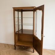 Louis XV silver display cabinet in wood