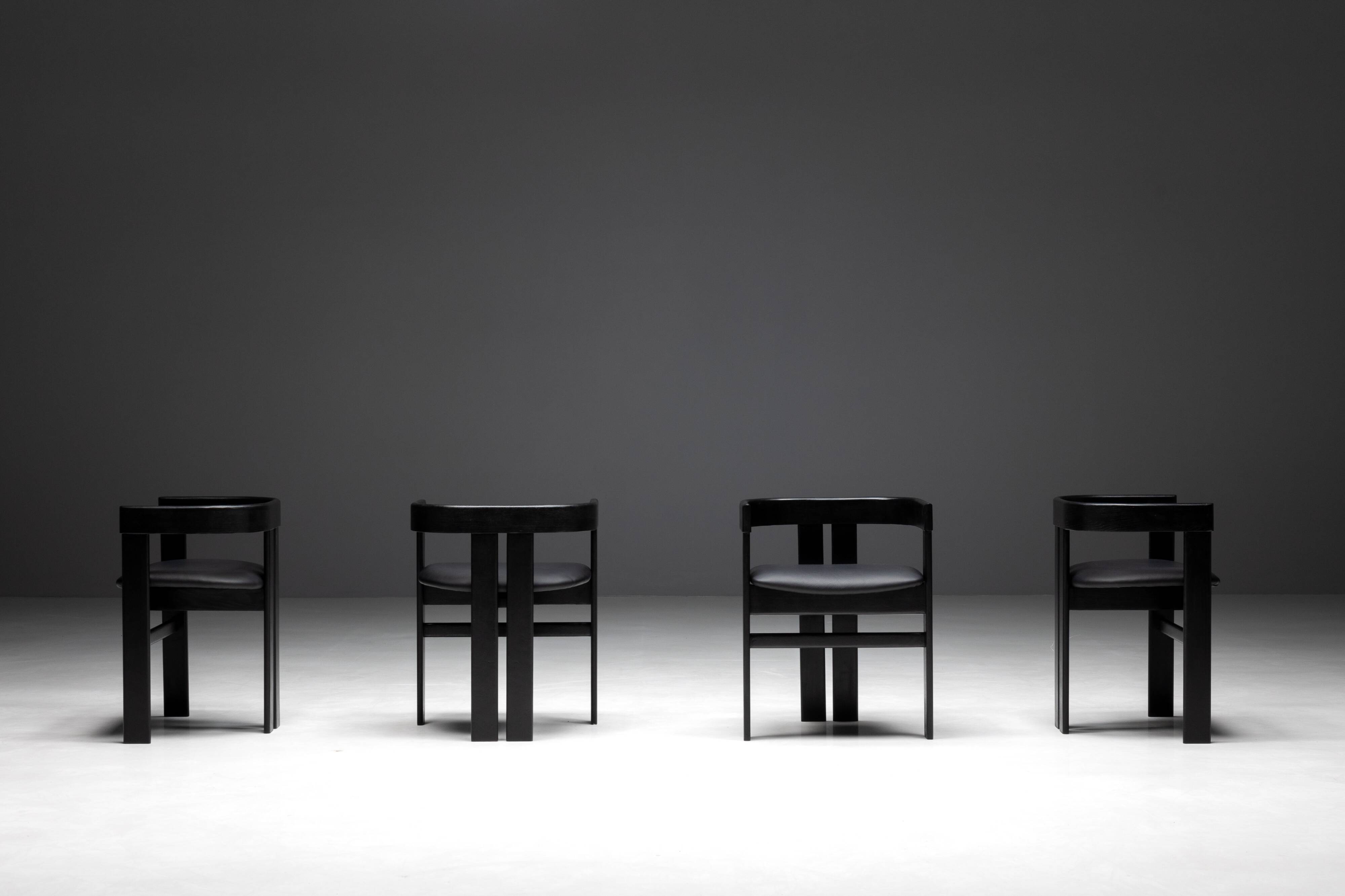 Pigreco chairs by Tobia Scarpa for Tacchini, Italy, 1960s