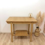 1960s desk, made of solid oak