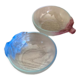 2 glass ramekins / appetizers, ice cream or other