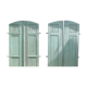 Pairs of old painted oak shutters