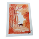 Aquarelle originale « Rêve orange » – Pièce unique