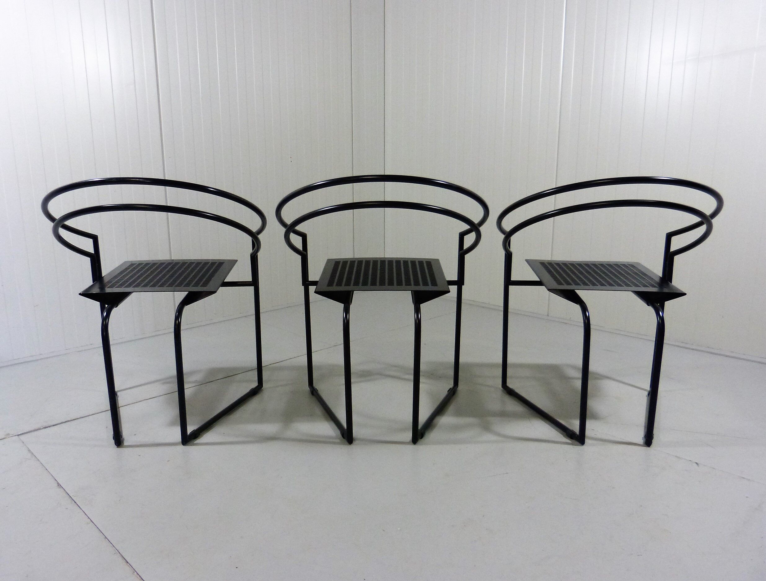 Set of 3 La Tonda chairs by Mario Botta for Alias, Italy 1987
