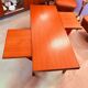 Table basse extensible des années 50, en placage de teck