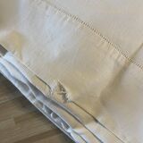 Antique embroidered monogram sheet