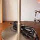 Tällbyn mushroom table lamp Ikea vintage white opaline glass chrome