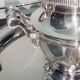 Art Deco style silver metal coffee service