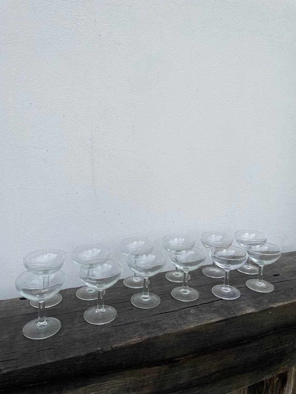 12 glass cups