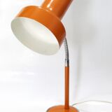 Orange desk or table lamp Italy 1970