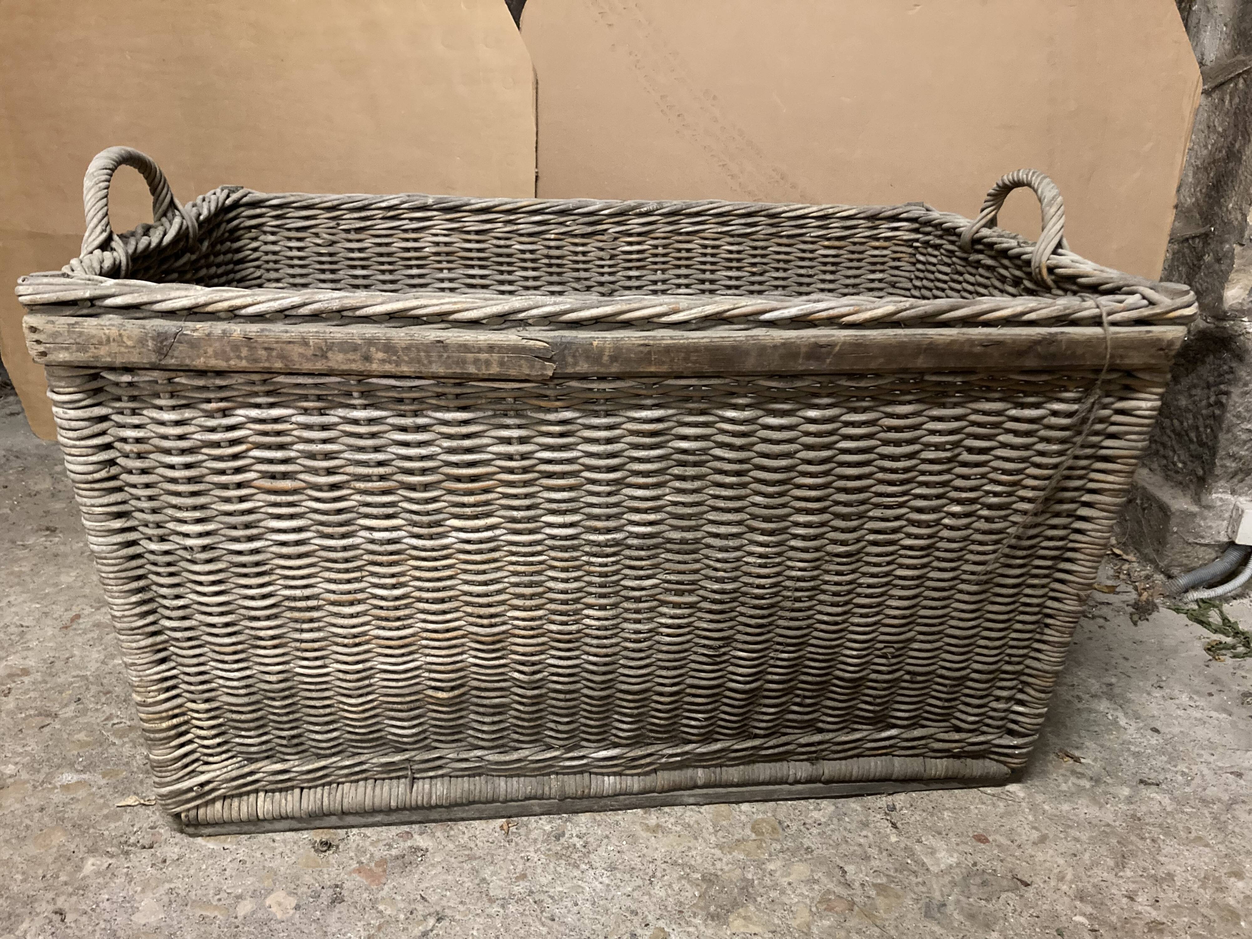 vintage wicker basket