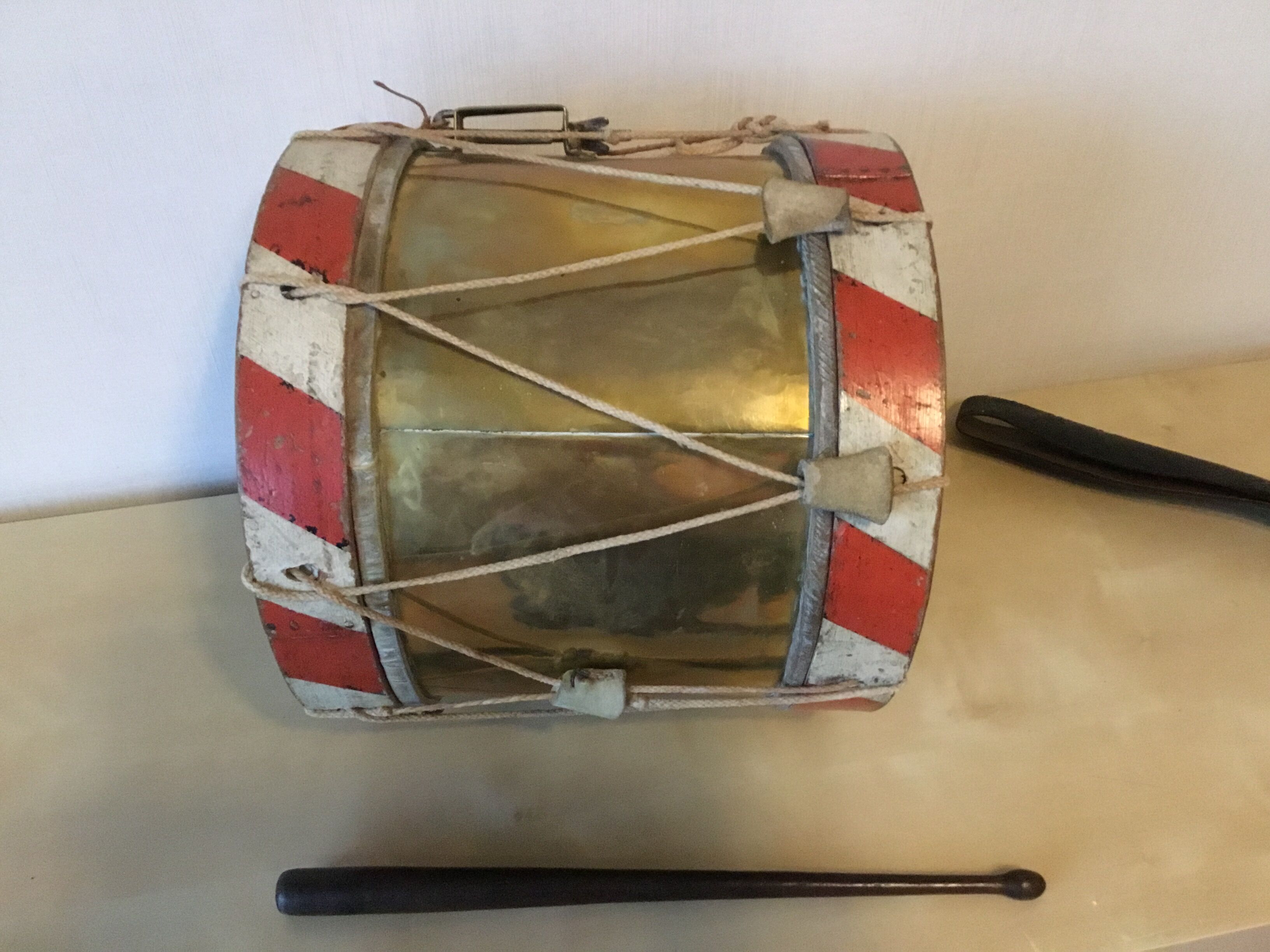 Old circus drum