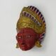 Mask of Dewi Sita Goddess Ramayana Carved Wood Mural Folk Art
