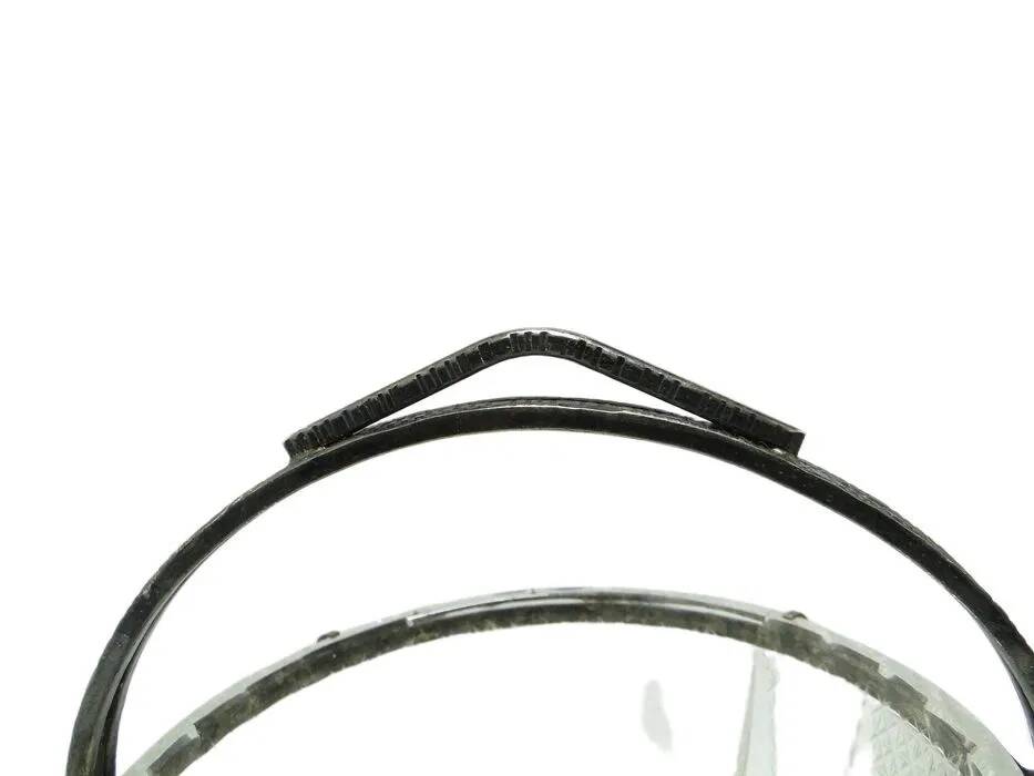 AGT Sugar Bowl, mid-century modern, transparent glass